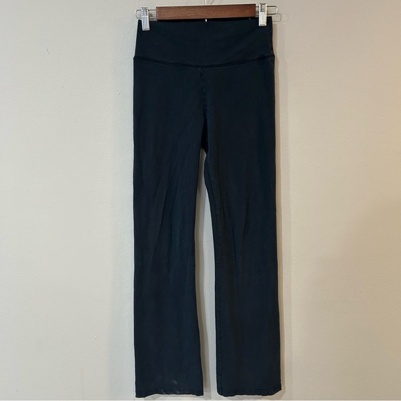 Aerie Boot Cut Semi Evase Flare Black Leggings Tight Women’s Size Small - Picture 2 of 6